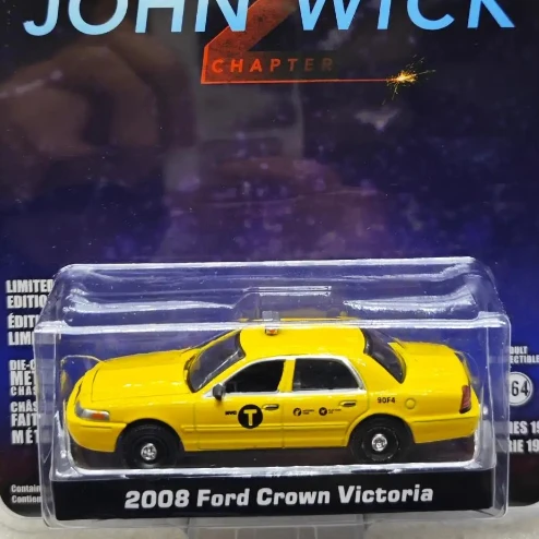 

1:64 Limited Edition Collectible 2008 Ford Crown Victoria Taxi 44790-F Alloy Model Toy Ornament