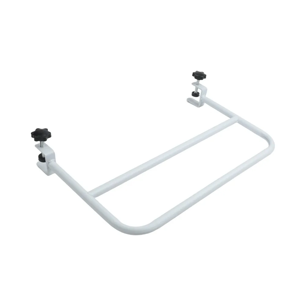 Metal Bed Assist Handle White Non Shifting Side Rail For Elderly Adults Mobility Support Protection Barrier Home Hardware