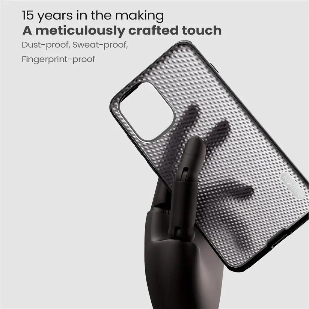 Etui Nillkin Frosted Shield Pro do OnePlus 15R, miękkie krawędzie, twarda obudowa, odporne na wstrząsy, ultracienkie, tylna obudowa do One Plus Ace 6 / 6T — zdjęcie produktu 3