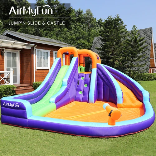 Airmyfun 상업 파티 게임, 생일 장난감, 점프 하우스 바운싱 캐슬, 팽창식 에어 바운스 슬라이드 