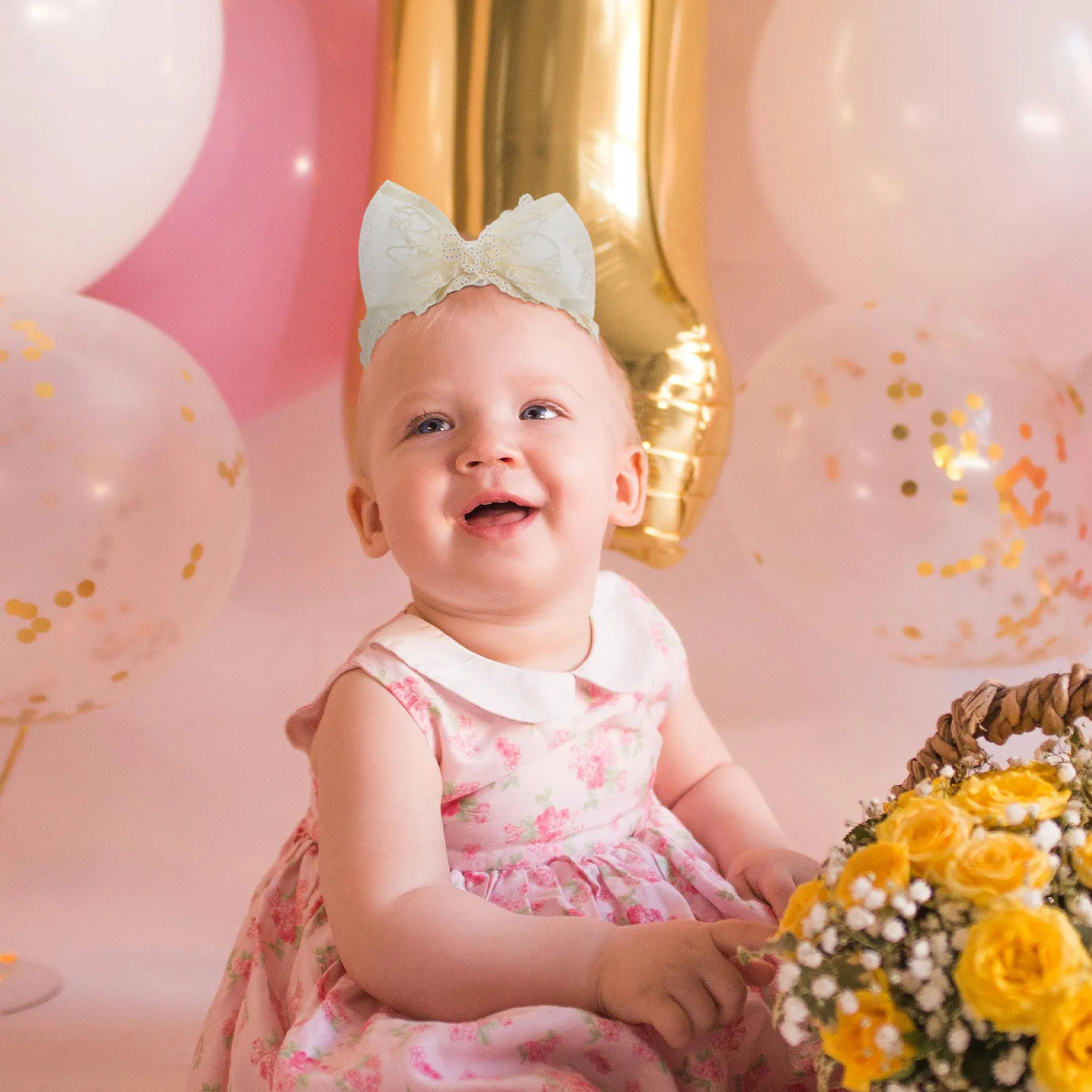 

Princess Lace Headband Bowknot Hair Band Sweet Cuteness Durable Accessory Bows