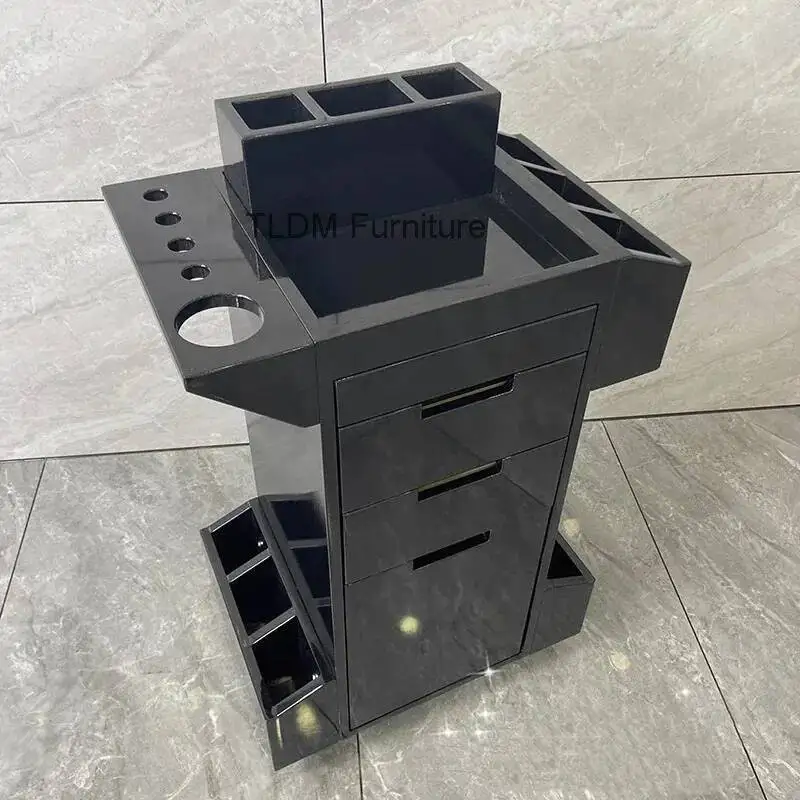 Simple Design Multi-layer Rolling Utility Trolley for   Salon Barber Shop Accessories Furniture