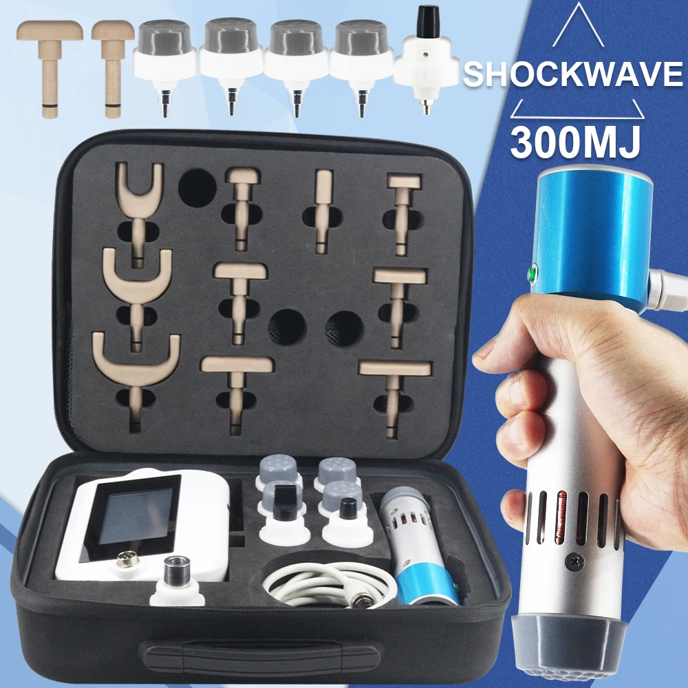 300MJ Physiotherapy Shockwave Therapy Machine For ED Treatment 2 IN 1 Relieve Shoulder And Neck Pain Professional Massager New