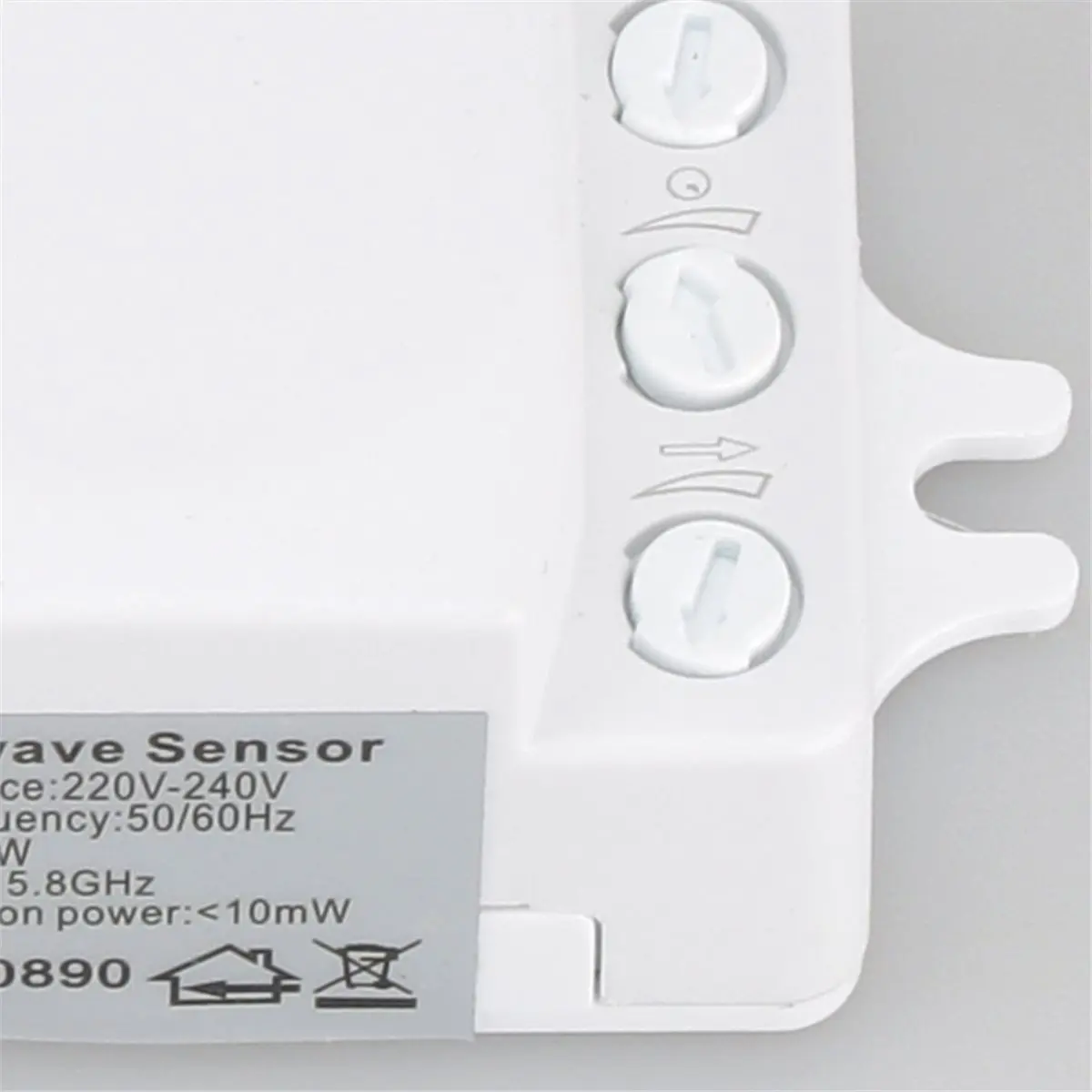 Microwave Radars Sensors Switches 85 265V with 360 Degree Motion Detection for Automatic Lighting Control