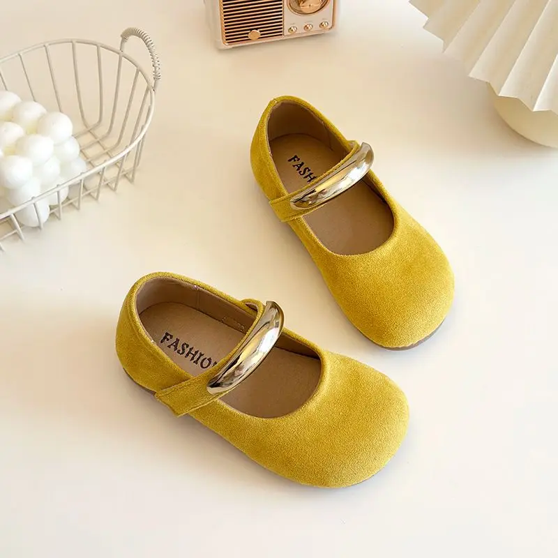 

Vintage Fashion Mary Jane Flats for Girls Chic Comfortable Casual Children's Shoes 2026 Spring Autumn
