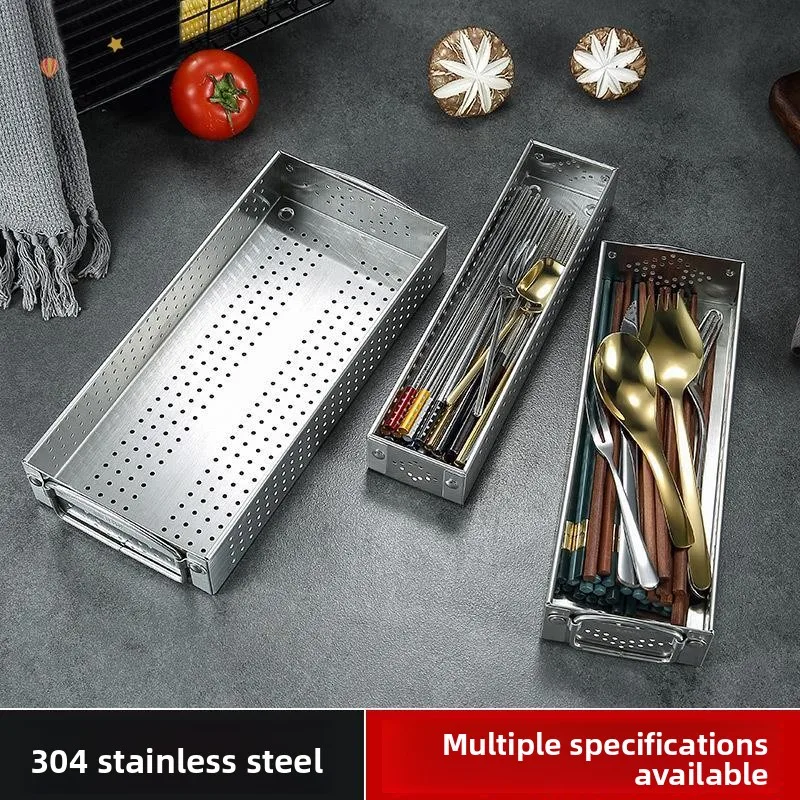 

Stainl Steel Basket No Cover Disinfection Cabinet Spoon Chopstis Storage Tube Net Basket Net Basket for Fly Use