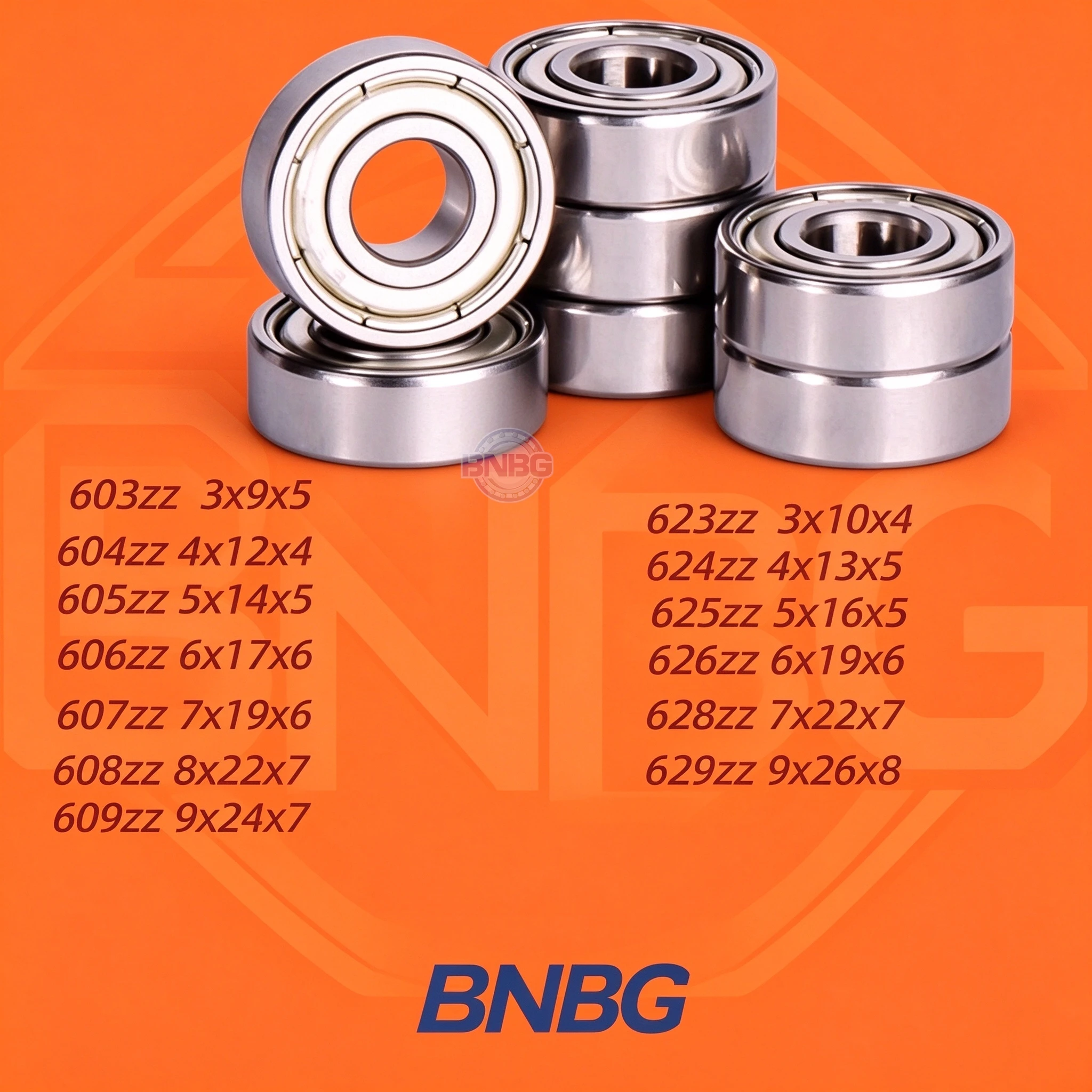 10pcs  625ZZ 5x16x5mm Micro Ball Bearing ABEC-7 High Precision Metal Shielded 603 623 604 624 605 606 626 633 637 6000 6001 ZZ