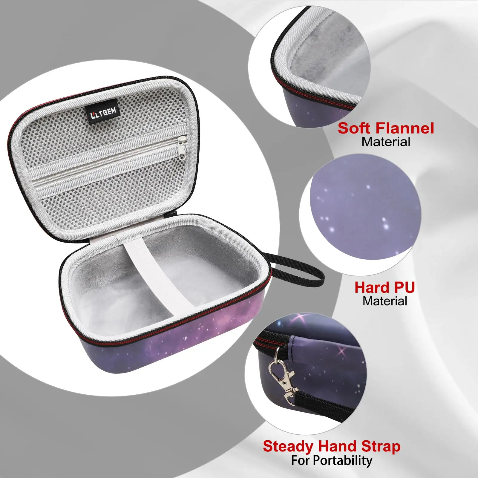 Estuche rígido LTGEM Eva para controlador de mando inalámbrico NexiGo, bolsa de almacenamiento (¡solo estuche!)