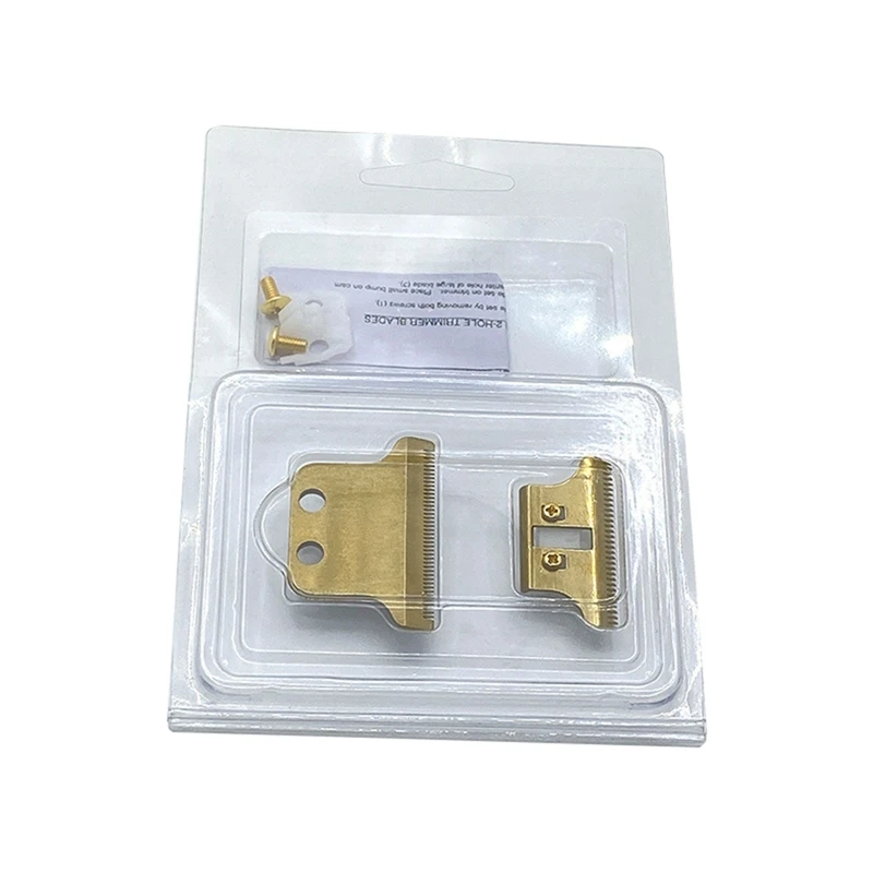 WAHL 8081 8171 골드용 T-블레이드 커터 교체, 헤어 트리머 블레이드, 2 홀 클리퍼