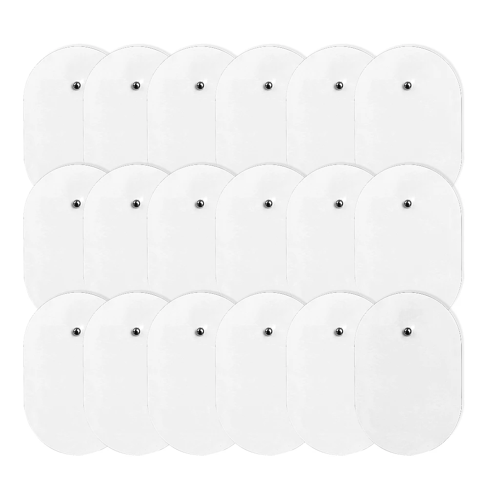 10/100pcs Replacement Electrode Pads for Tens EMS Massager Self Adhesive Gel Electrode Patches Reusable 4x6cm First Aid Training