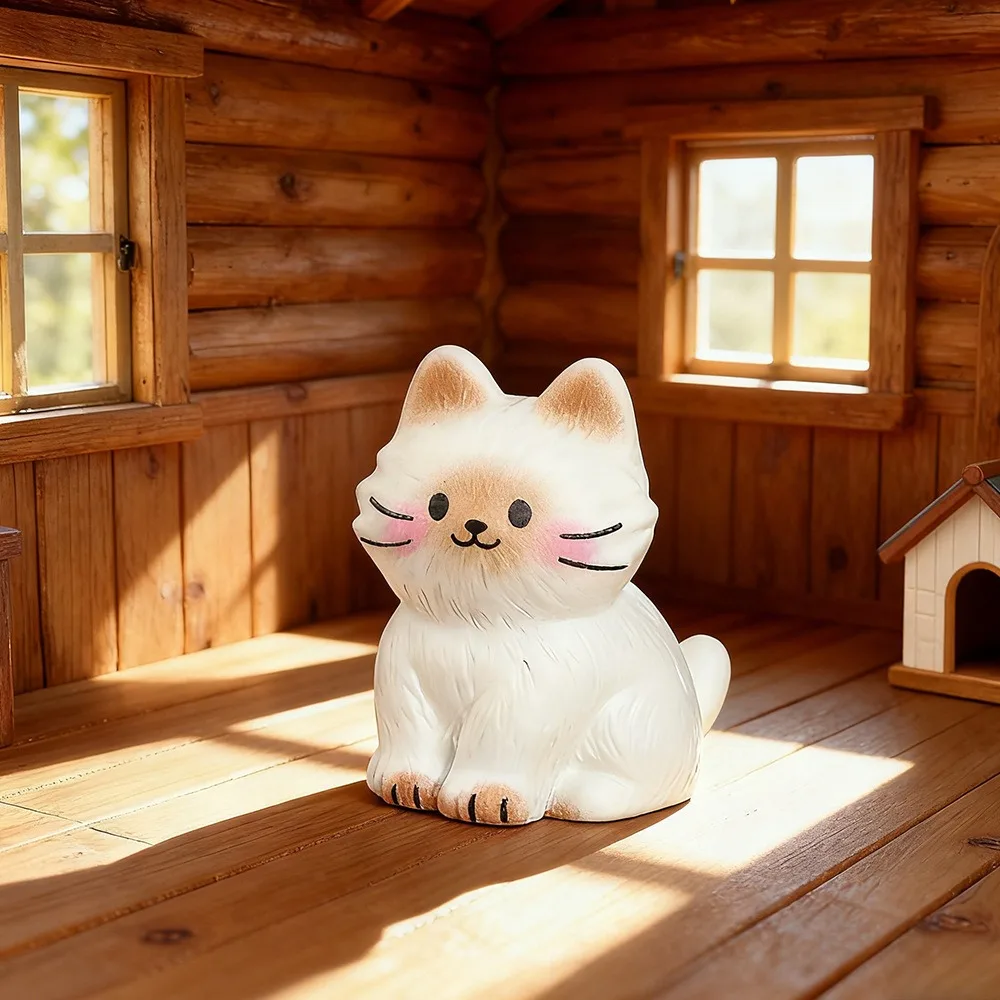 10 Uds. Adorables figuras de resina de gato, mini adornos de dibujos animados para micropaisajes, terrarios y manualidades DIY, decoración del hogar