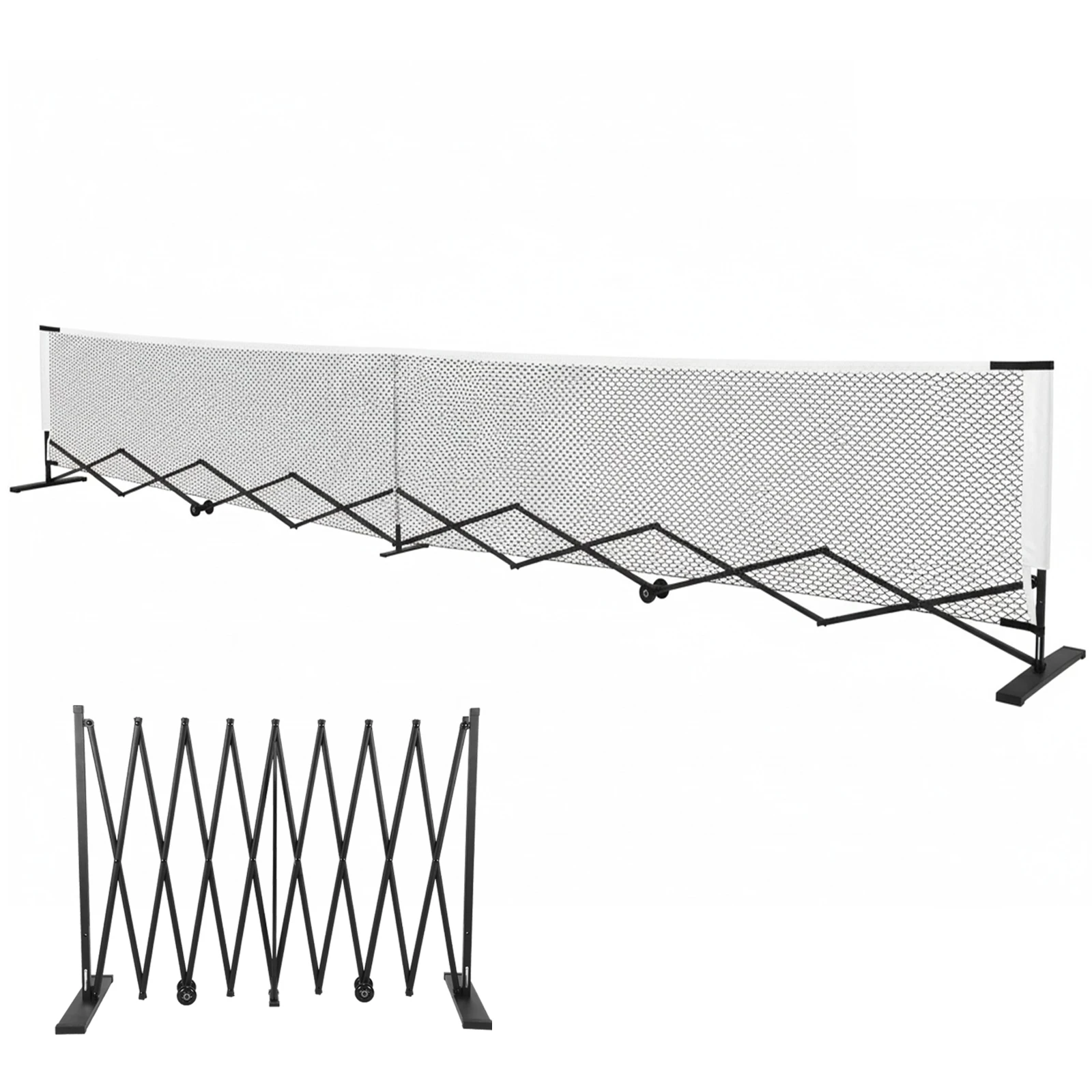 

Lightweight Pickle Ball Net 22FT Pickleball Set Net with Steady Metal Frame Free Assembly & Carry Bag for Practice & Games