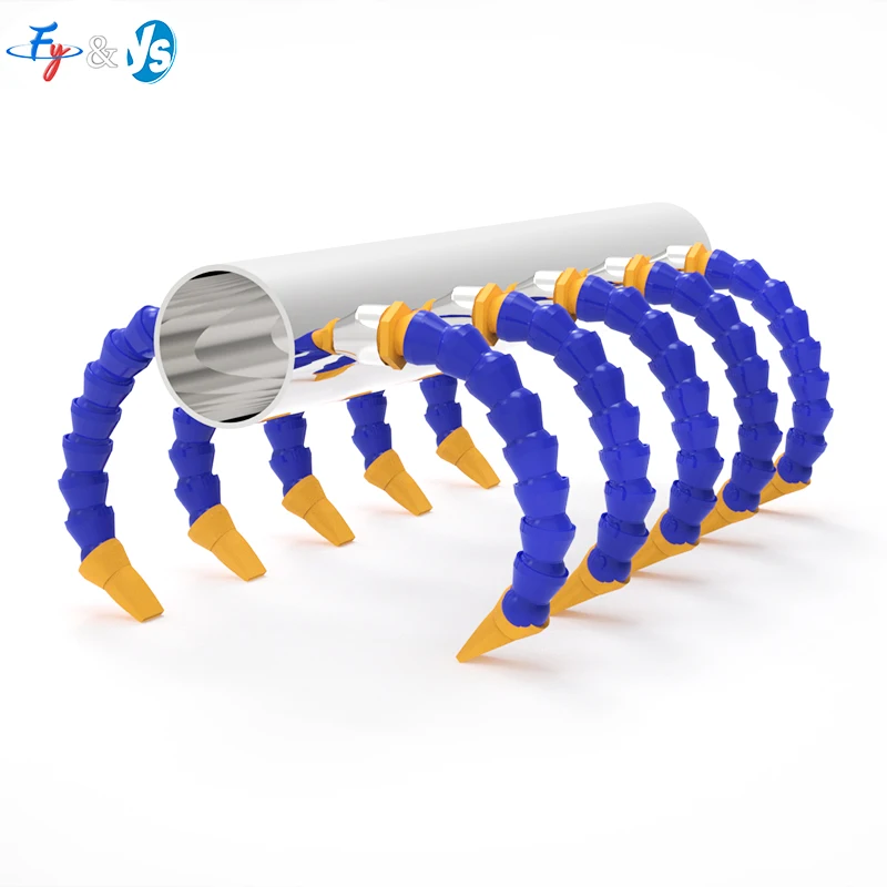 

Stainless Steel Spider Hand Air Knife for Beverage Blowing, Adjustable Universal Hose for High Speed Centrifugal Blower