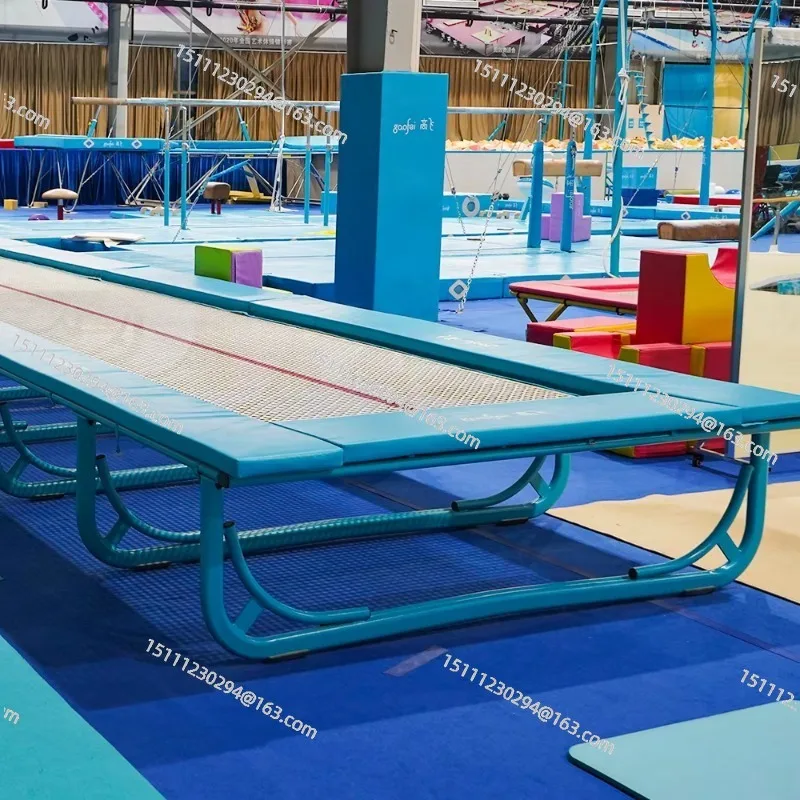 

Professional Tumbling Track Trampoline, Long Gymnastic Training Mat for Competition and Practice