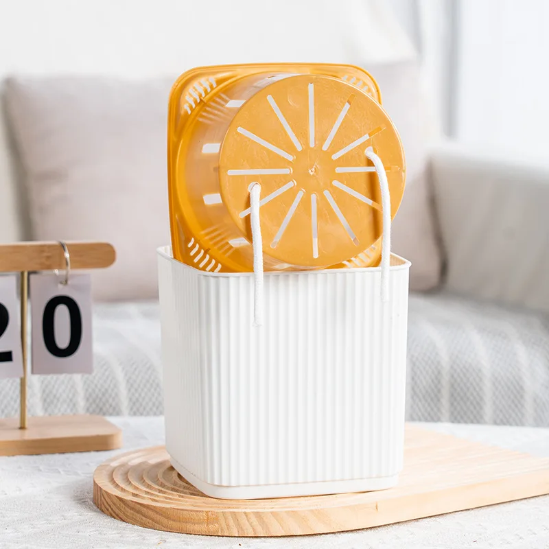 الشمال نمط عمودي شريط مربع الذاتي سقي كسول زارع البلاستيك الراتنج سميكة داخلي شرفة وعاء النباتات الخضراء