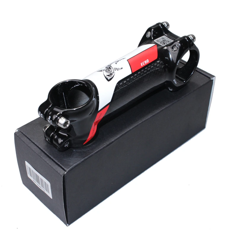 Mostek rowerowy górski karbon aluminium stop karbonowy mostki rowerowe szosowe 3K 28.6-31.8MM 6 stopni akcesoria rowerowe specyficzne — zdjęcie 4