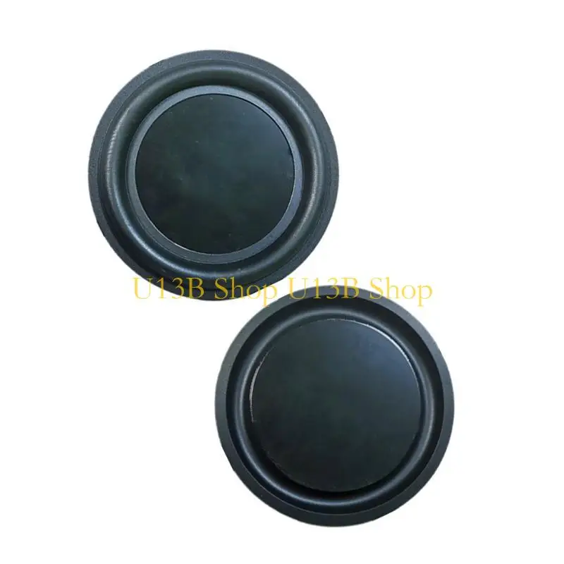 U13B 2PCS 5.5 "منخفضة التردد مكبرات الصوت Woofragm مكبرات الصوت الرادياتير الموسيقى باس جزء إصلاح مكبر صوت سلبي