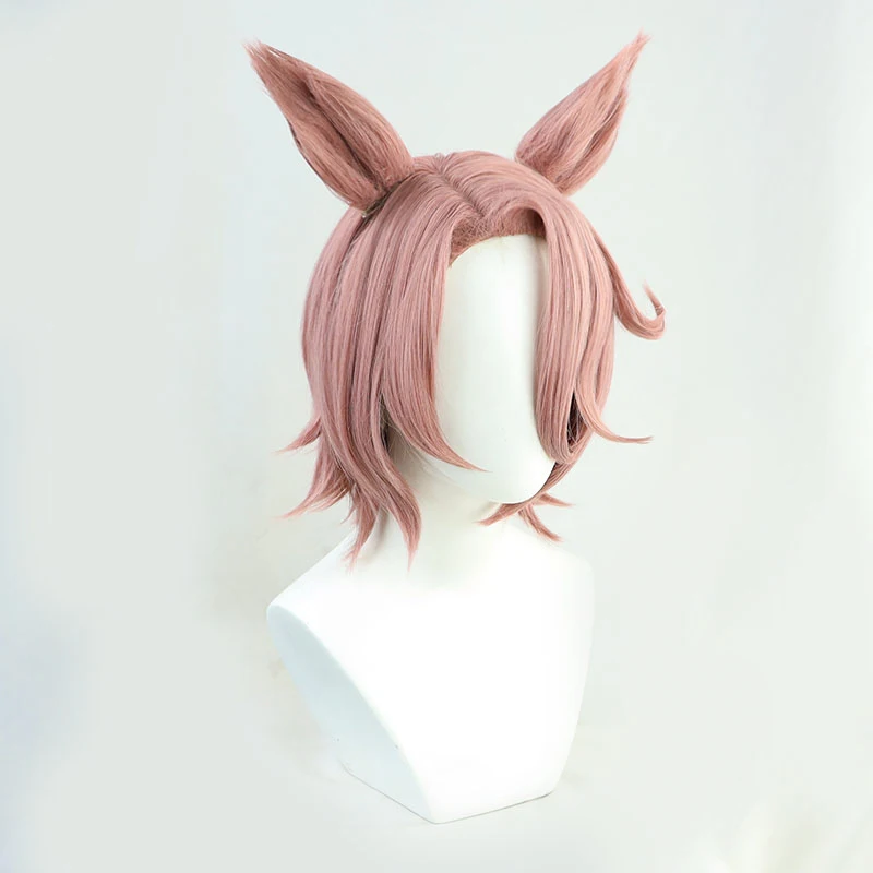 Anime Uma Musume Pretty Derby Narita Taishin Cosplay peluca orejas cola disfraz de fiesta de Halloween Prop pelo sintético calor