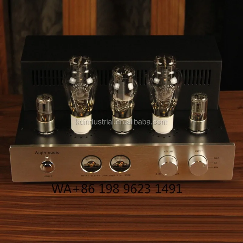 High Fidelity 300B Vacuum Tube Amplifier Retro HiFi  for Home Theater Sound System