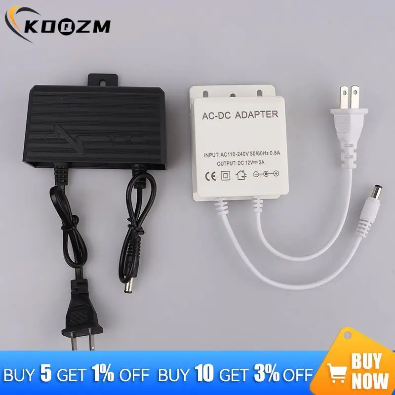 

AC/DC 12V 2A 2000ma CCTV Camera Power Supply Adaptor Outdoor Waterproof EU US Plug Adapter Charger For CCTV Video Camera