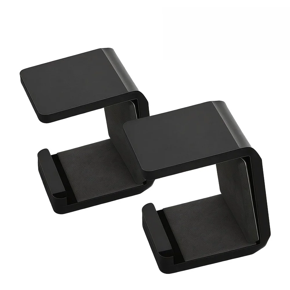 For Garage Storage Black clear Wall Mount Rack Sturdy for acrylic Storage Solution Exhibitor Rod Organizer Soft Felt Lining
