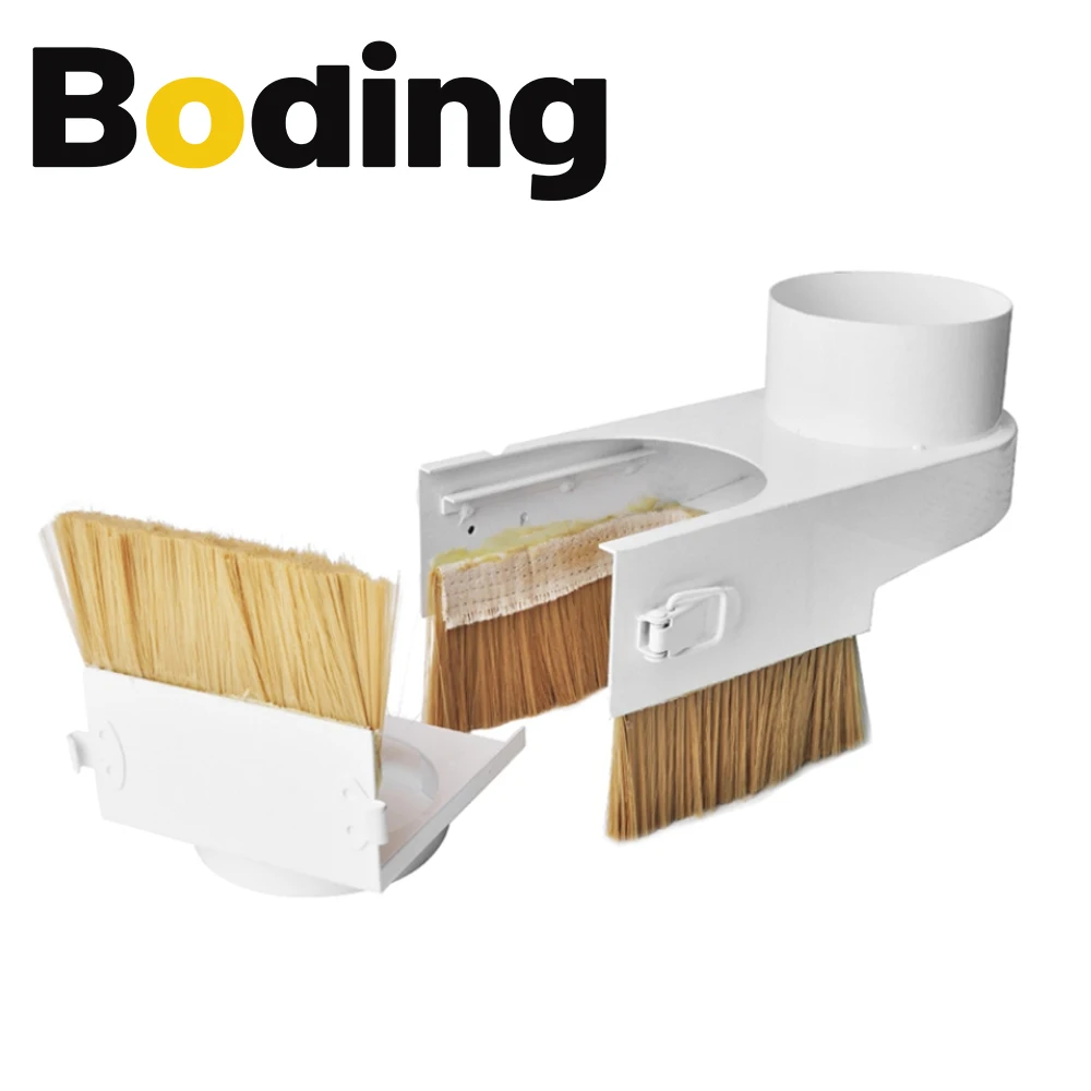 BODING CNC Milling Machine Dust Cover Brush Diameter 70mm-125mm Dust Collection For CNC Spindle Motor Milling Machine Router