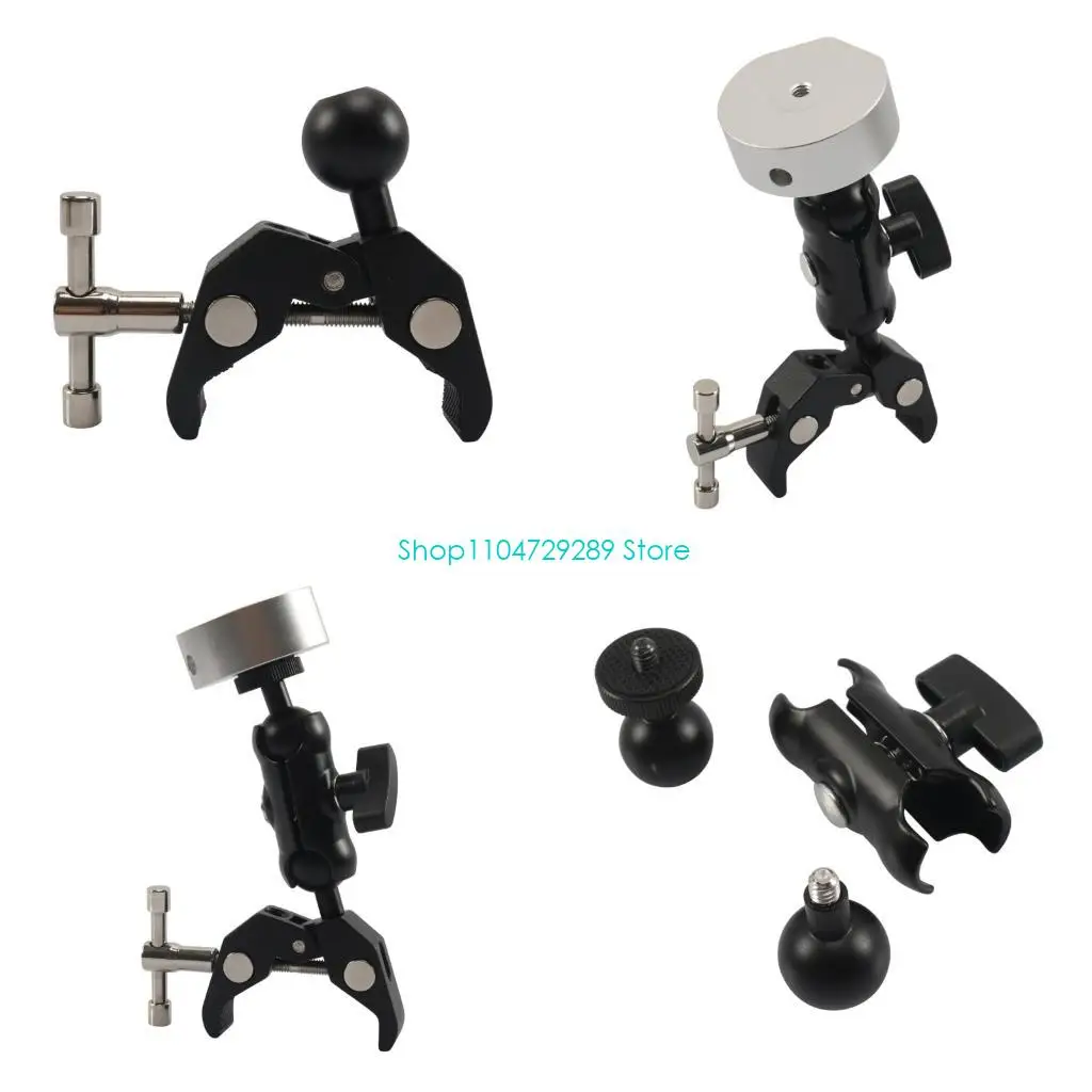 

D8KE Easy Установка зажима для яхты на 360 градусов вращающегося крепления для мини -зажима с тяжелым зажимом держатель