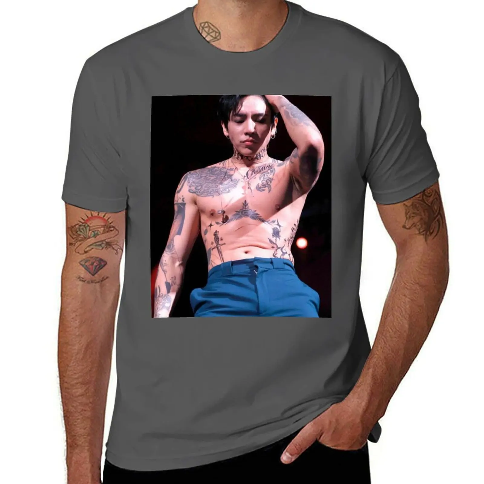 

DPR IAN mito abs hot sexy beautiful poster kpop dream perfect regime T-Shirt cotton t shirt man T-Shirt