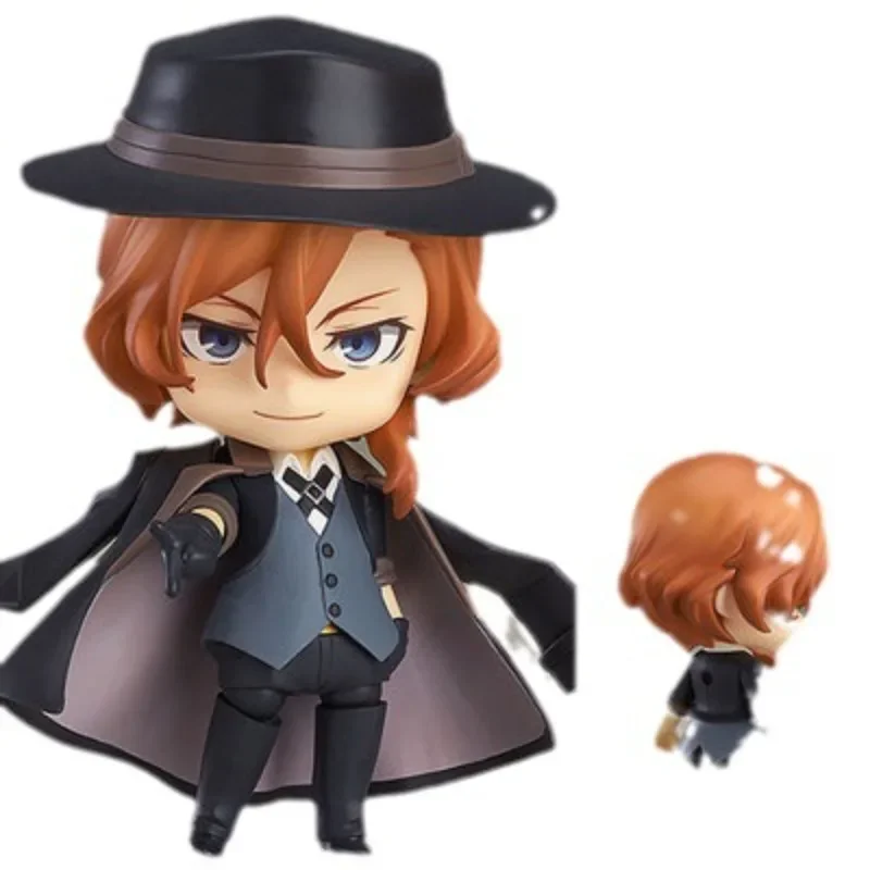 Bungo Stray Dogs Anime Action Figure, Changement de visage, Modèles de beurre, Décoration de bureau, Cadeau Kawaii, Original, 10cm