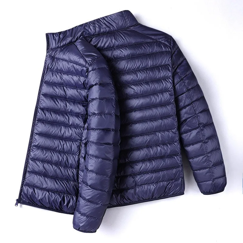 Veste chaude à capuche en coton pour hommes, nouvelle mode d'hiver 2026, veste en coton Ultra légère de grande taille, manteau de brochet Portable ajusté