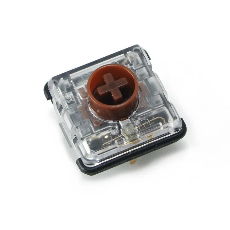 Kailh 1353 Choc V2 Switch de Perfil Baixo Vermelho Azul Marrom 4 Pinos Linear Clicável Tátil Ultrafino para Teclado Mecânico Mini Switch Hitbox