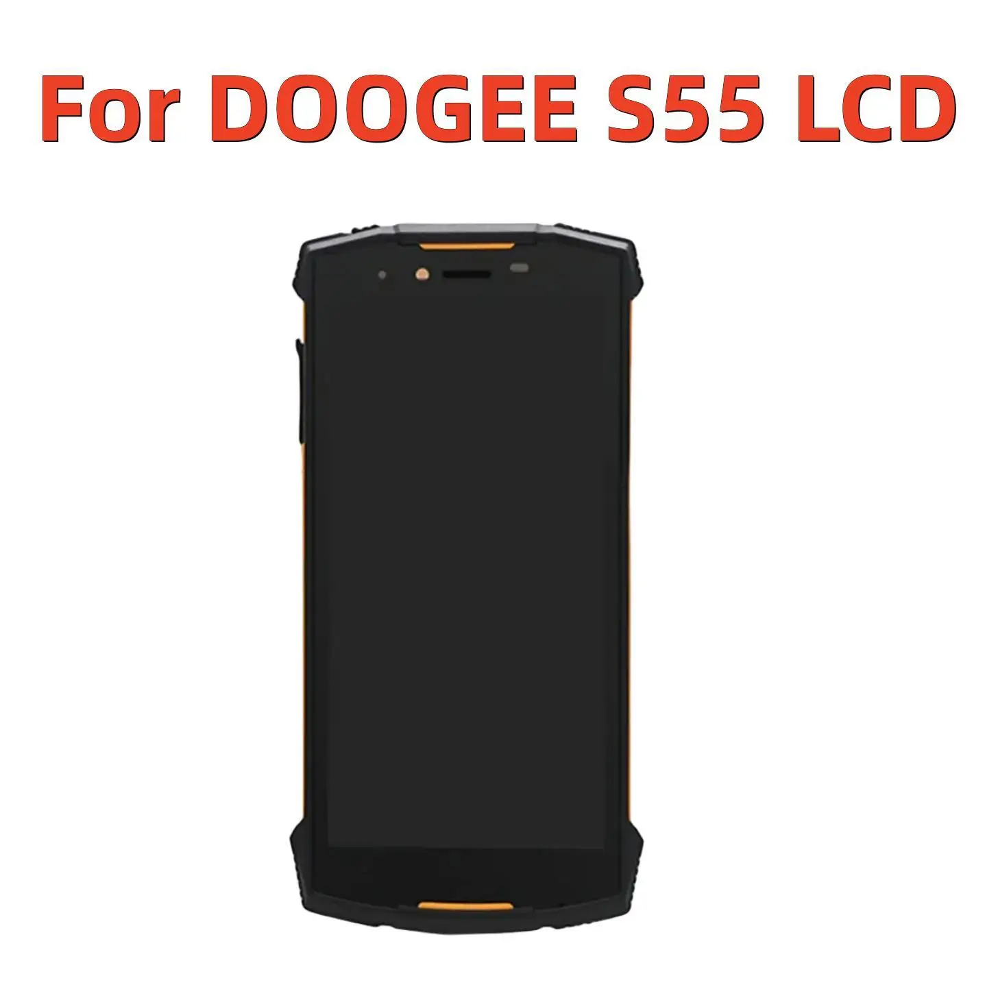 

For DOOGEE S55 LCD Display And Touch Screen Replacement Optional Add Frame For Doogee S55 Screen Parts