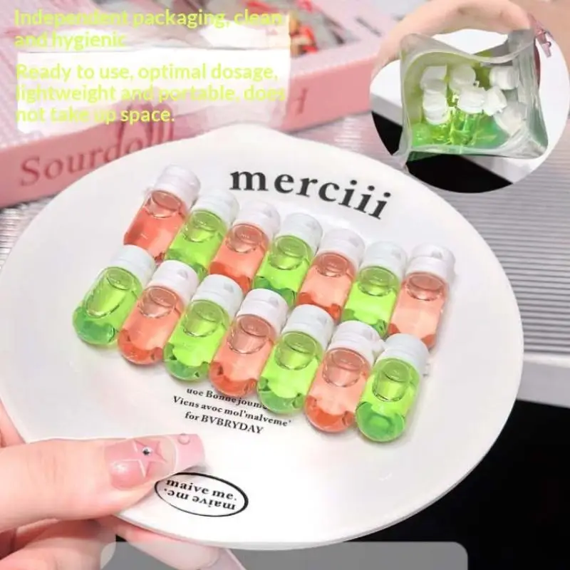 New 7 Capsules Of Cleansing Oil Gentle Non Irritating Moisturizer Soothe Cleansing Travel Portable Single Makeup Remover Oil