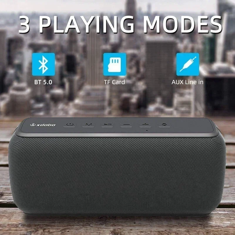 Haut-parleur Bluetooth étanche portable d'origine, haute puissance, 60W Super Bass, Boombox sans fil, HIFI Home cinéma, XDOBO TWS Subwoofe