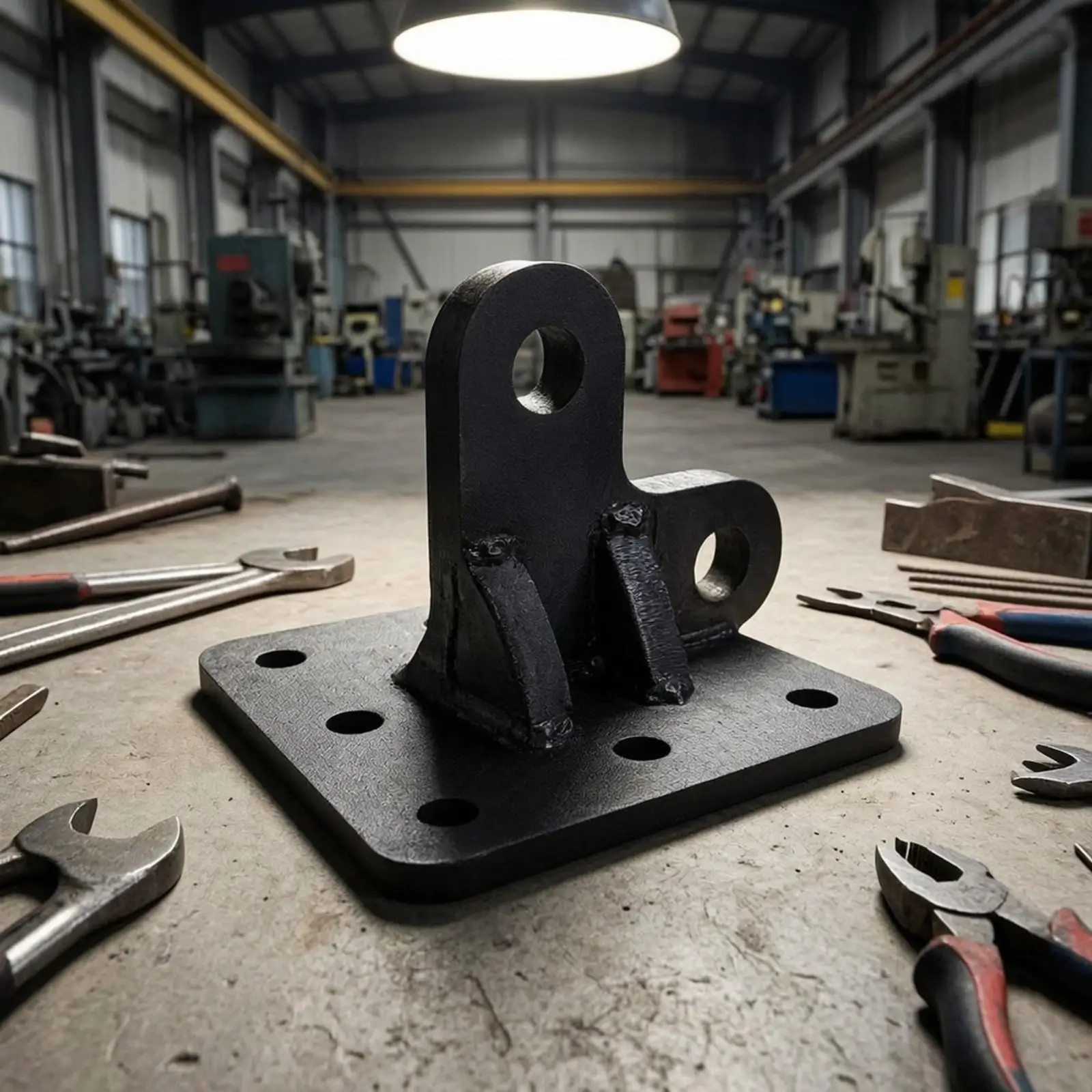Cable Pulley with Mounting Plate Industrial Metal Cable Roller Sturdy
