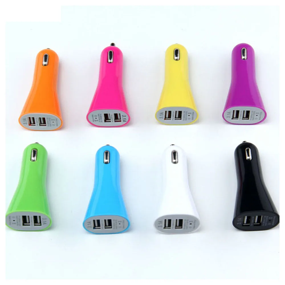 2 Port Dual USB 3.1A Car Charger Adapter Fast Charging for iPhone Xiaomi Samsung Cell Phone Tablet