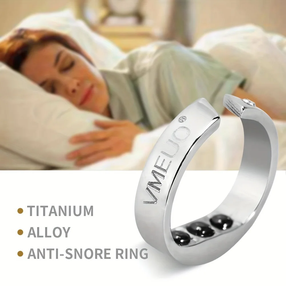 Jitesy Anti-snoring Ring 3 Sizes Anti Snore sleep Ring Magnetic Therapy Acupressure Treatment Against Snoring Improve Breathing