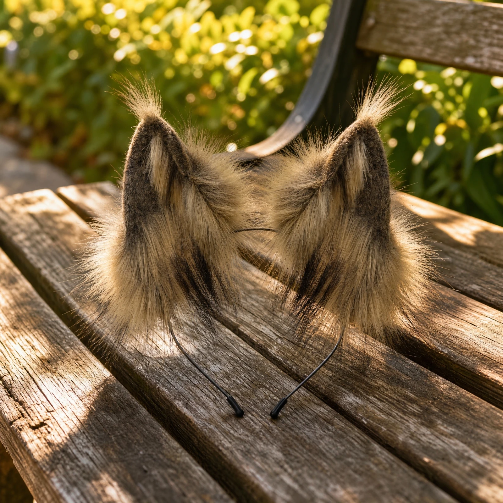 Canine Ear Cosplay Headband Lightweight Faux Hair Cat Ear Headband Canine Wolf Ears Hairhoop Fashionable Headwear Comfortable