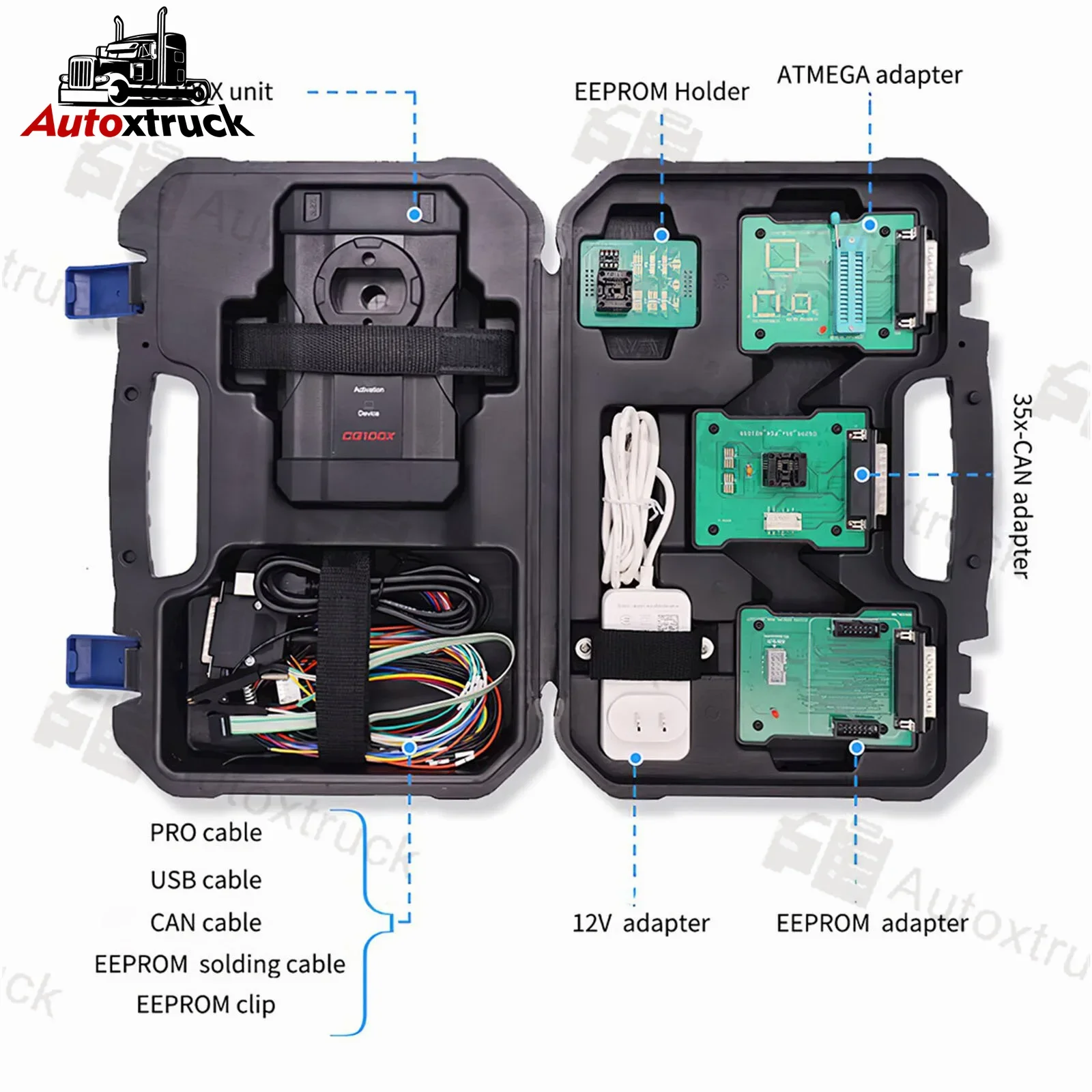 Key Programmer CGDI CG100X full version ECU Programming Tool For Air-bag reset tool Reset Mileage Adjustment and Chip Reading