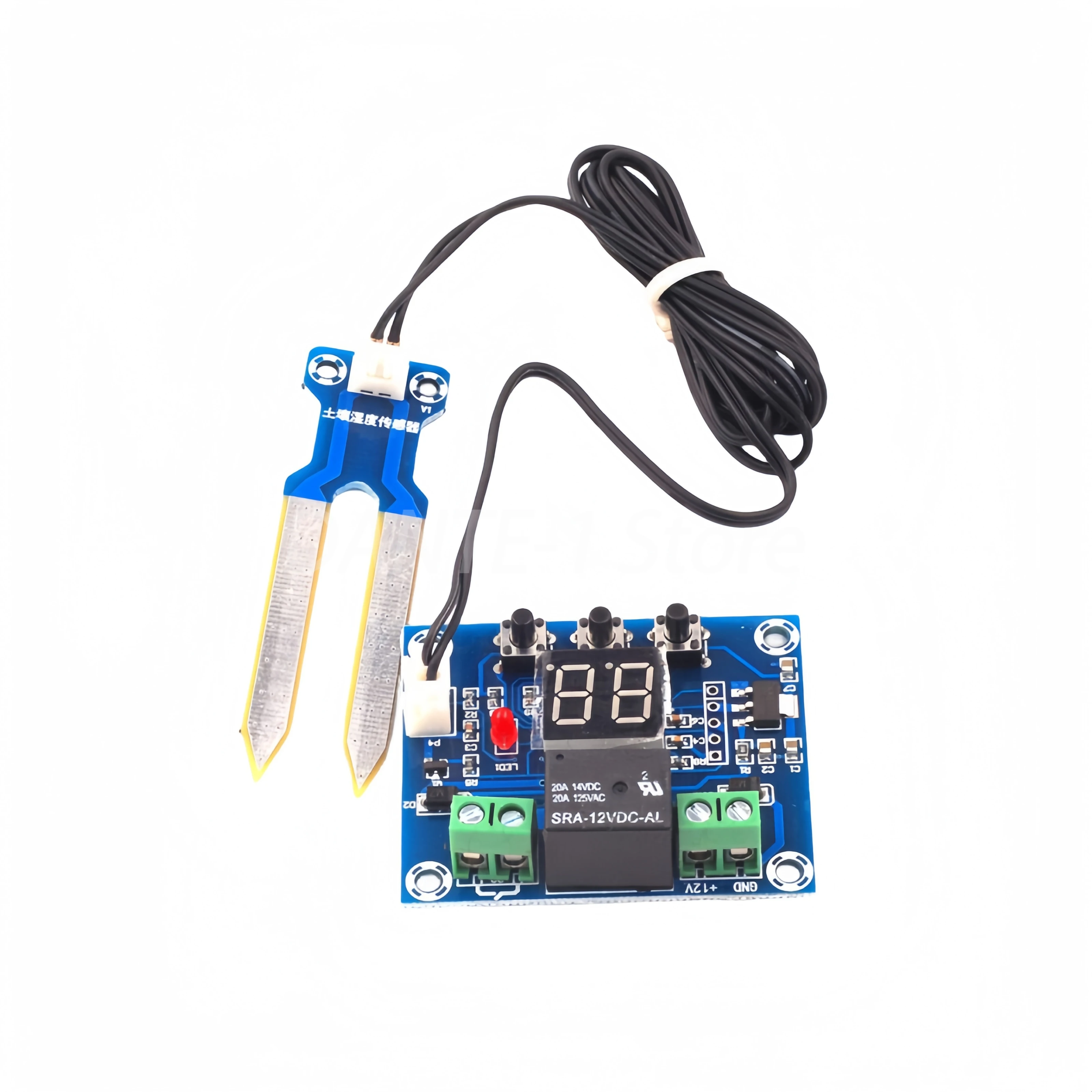 XH-M214 12V Soil Humidity Sensor Controller Irrigation System Automatic Watering Module Digital Display Humidity Controller