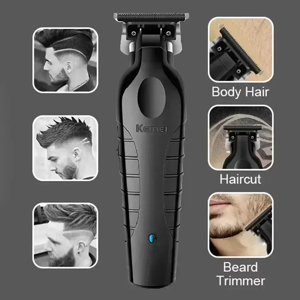 Kemei Men's Cordless Hair Clipper USB Rechargeable Electric Hair Clipper km032  Trimmer Electric Hair Cutting Machine KM-2299