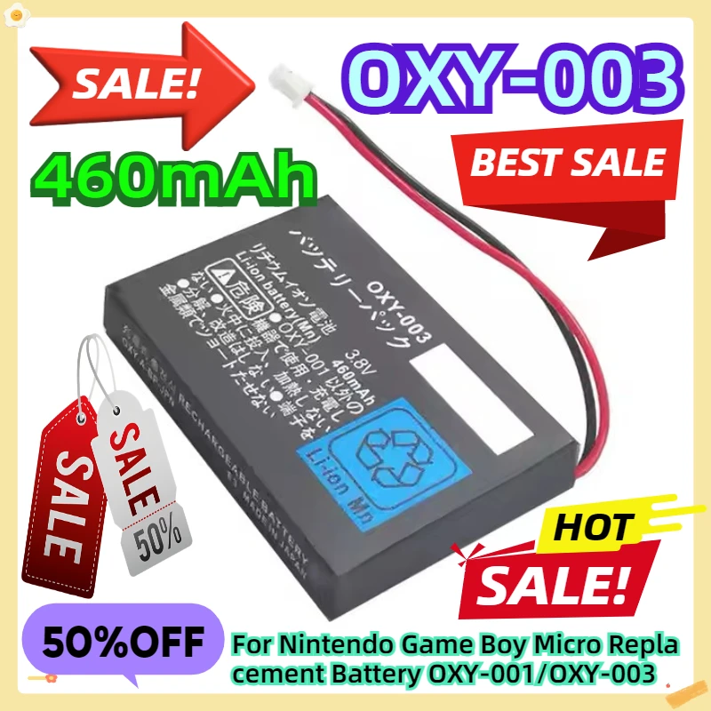 

For Nintendo Game Boy Micro Replacement Battery OXY-001/OXY-003