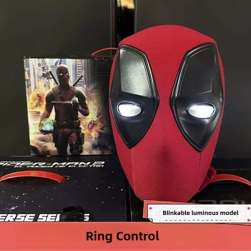 Beweegbare afstandsbediening ogen Spiderman masker Spiderman masker Peter Parker Halloween cosplay kostuum masker spandex stof materiaal