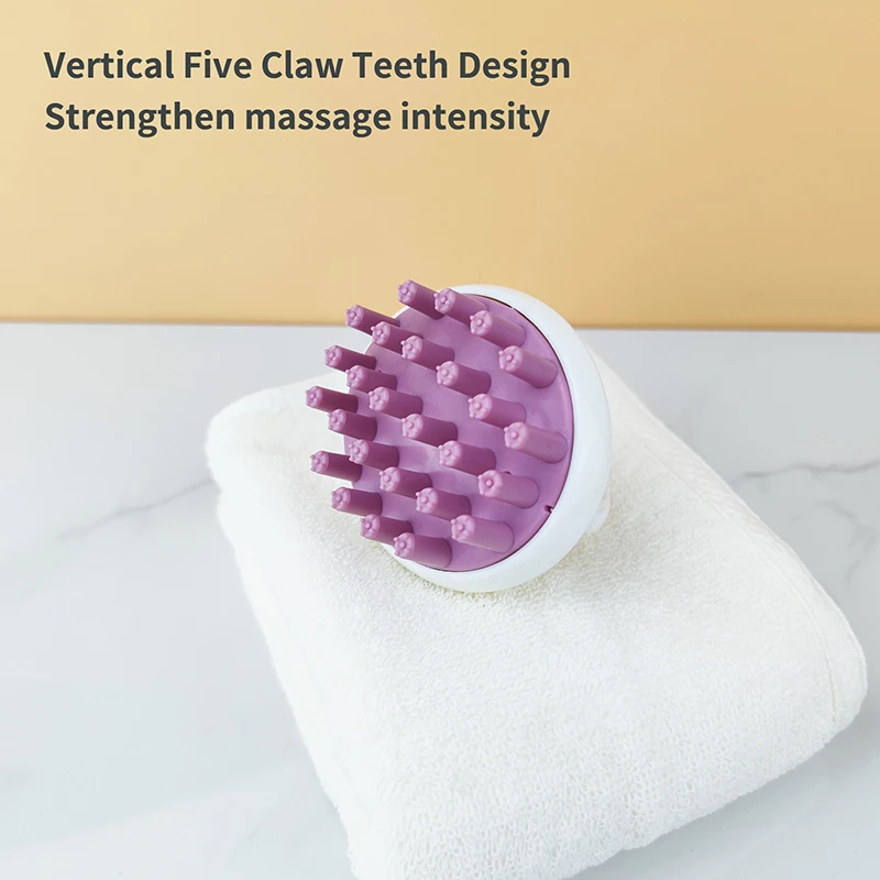 Portable Hair Scalp Massager Shampoo Brush Handheld Round Remove Dandruff Scalp Massager Clean Shower Brush Care Hair Tool