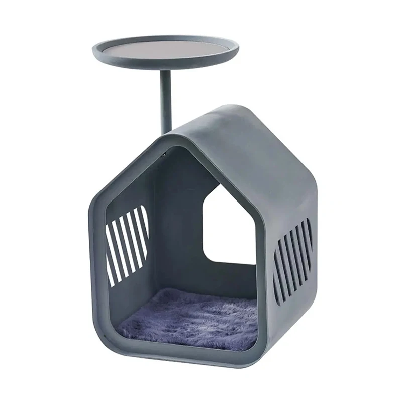 

qo-Modern Designer Cat's Nest Small Coffee Table for Homestay Apartment Storage Side Table for Living Room Metal Furniture^