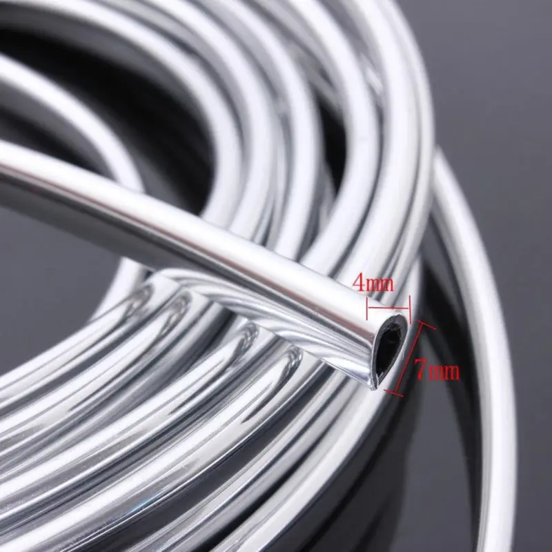

2M U-shaped PVC Decorative Strips for Car Styling Easy to Cut Install Non-damaging Bright Color Auto Interior Accessories Car