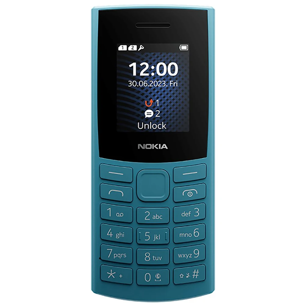 Nokia 105 2023 Phone 1000mAh Maximum Standby Time Of 18 Days 2SIM Hebrew Keyboard FM Radio MP3 Player LED Flashlight Nokia105