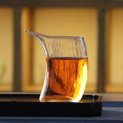 Japanese Style 230ml Heat-Resisting Glass Tea Pitcher Fair Mug Whisky Coffee Tea Infusers Gongdao Teacup
