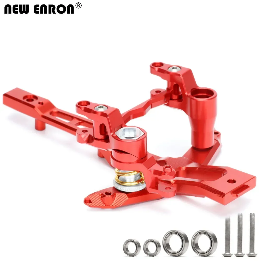 جديد ENRON الألومنيوم CNC مجموعة التوجيه 8946 الهيكل هدفين (الأمامي) 8921 ل RC 1/10 Traxxas 1/10 MAXX 4S 89076-4 سلاش 102076 #6