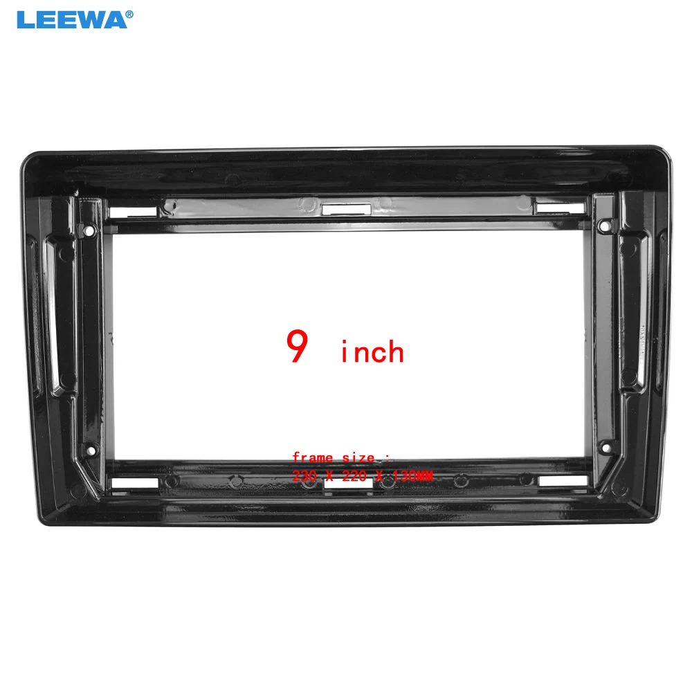 

LEEWA Car Audio 9-дюймовый большой экран головное устройство приборной панели комплект рамки адаптера для Toyota Aqua (RHD 2018+) рама приборной панели радиоприемника # CA7967